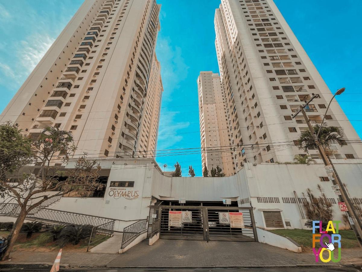 #2302# #Borges Landeiro Olympus #Apartamento De 2Q Appartement Goiânia Buitenkant foto